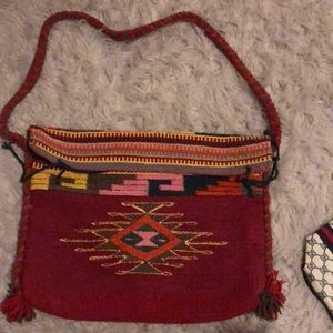 Handwoven computer/book bag